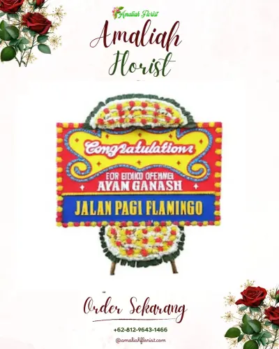 Bunga Papan Congratulation di Lakasari